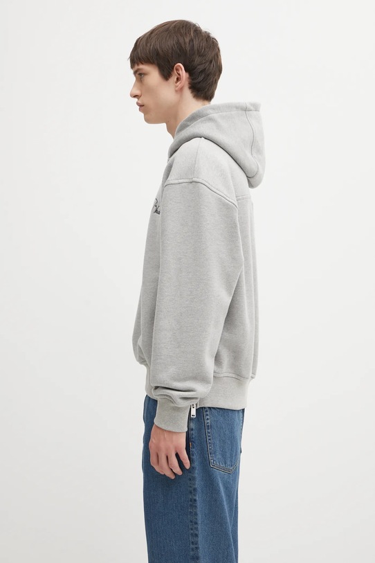 Μπλούζα RHUDE Classique side zip RHFW25HO03829 γκρί AW25
