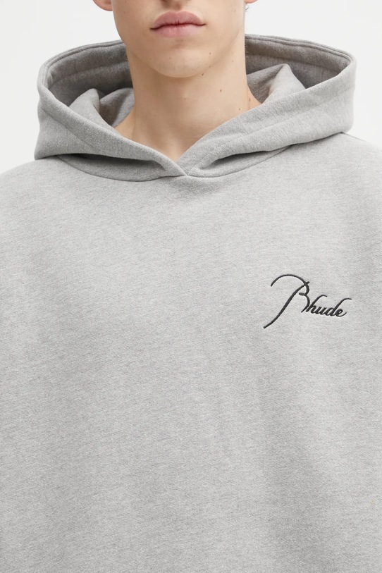Μπλούζα RHUDE Classique side zip γκρί RHFW25HO03829