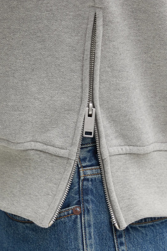 Μπλούζα RHUDE Classique side zip RHFW25HO03829 γκρί