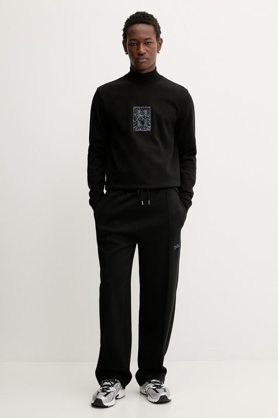 HUGO felpa 50546811 nero AW25