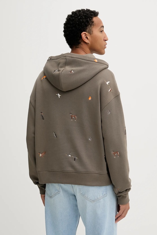 Îmbrăcăminte HUGO hanorac de bumbac 50549136 maro