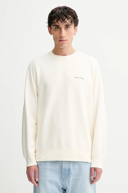Oblečení Bavlněná mikina Marc O'Polo 528401054020 béžová