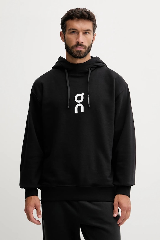 Mikina On Club s kapucňou čierna 1ME10030553