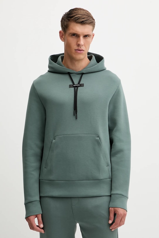 Tréningová mikina On Focus Tech s kapucňou zelená 1MF30290153