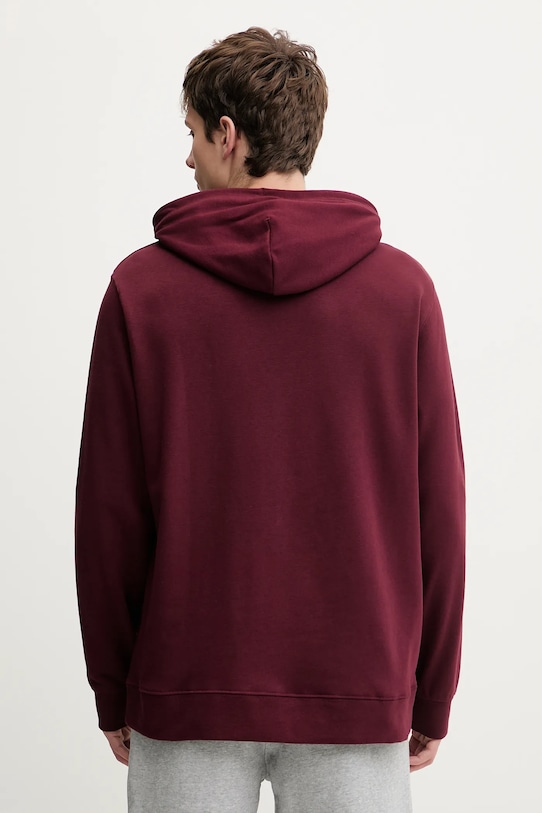 Odzież Converse bluza CVM5K874 bordowy