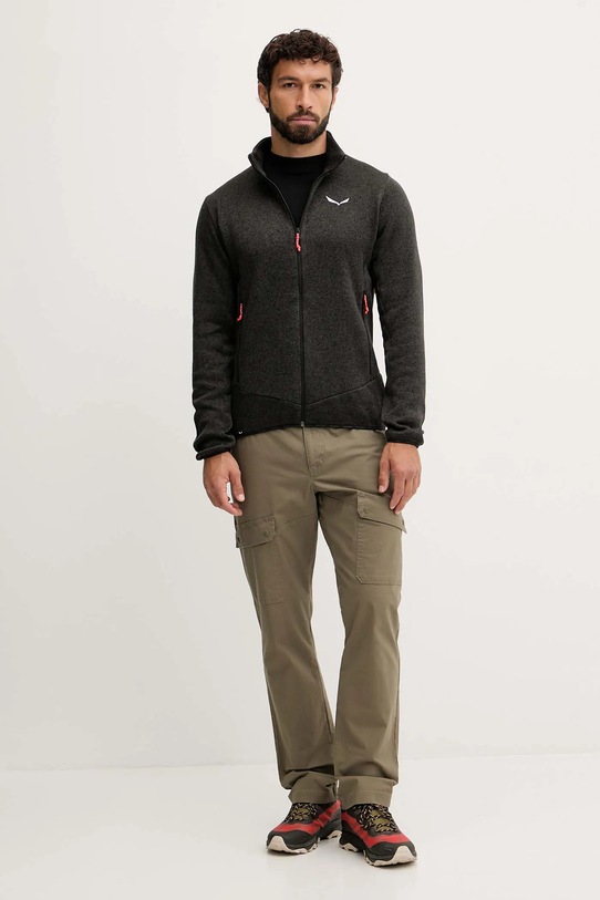 Salewa bluza outdoorowa Puez Rocca 00.0000029126 zielony AW25