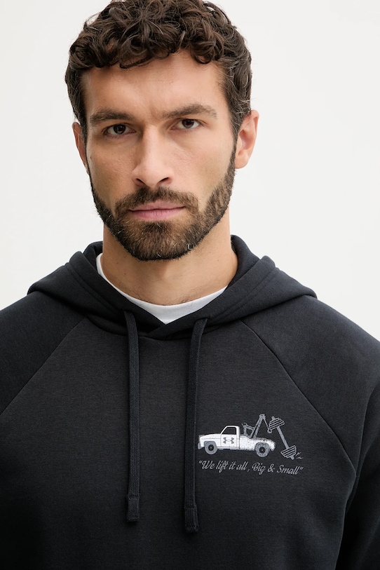 Under Armour bluză Rival negru 6003955