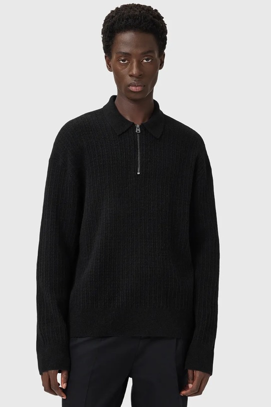Πουλόβερ με προσθήκη αλπακά AllSaints JAKOB M007KD