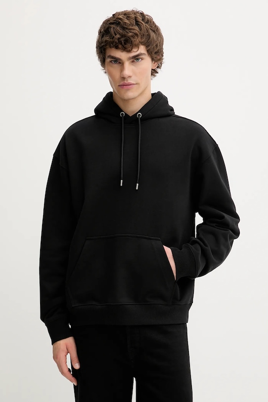 AllSaints bluza bawełniana MILO bawełna czarny M009ND