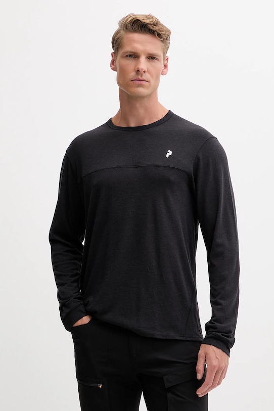 Peak Performance longsleeve sport uni negru G80182