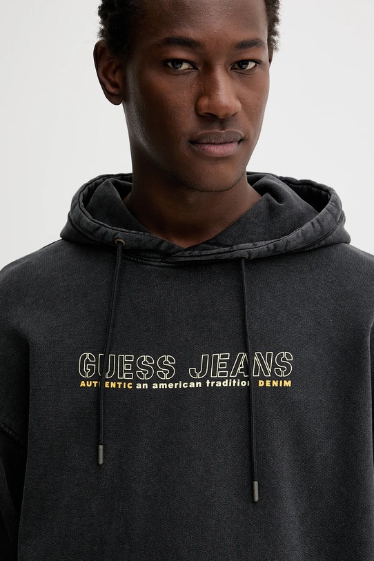 Guess Jeans bluza bawełniana szary M5BQ30.KCPR1