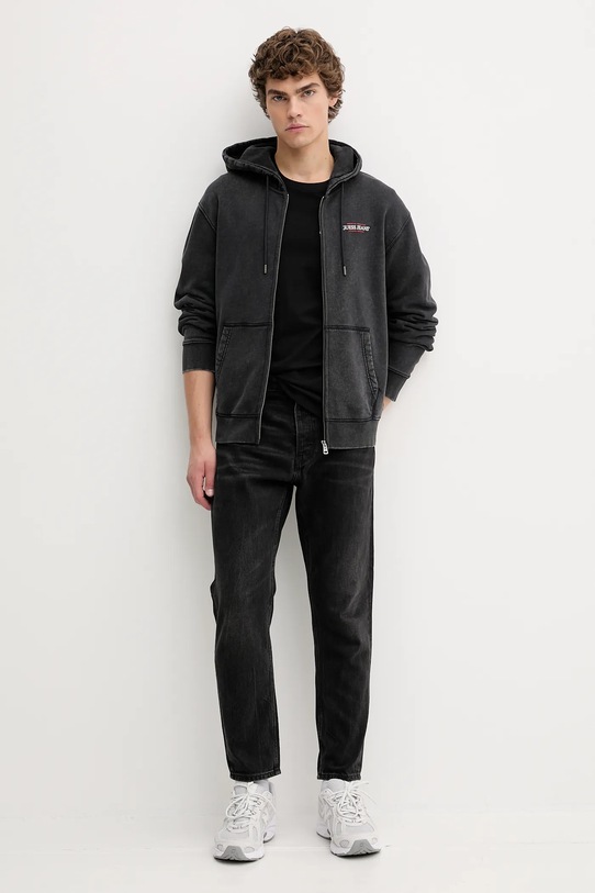 Guess Jeans pamut melegítőfelső M5BQ32.KCPR1 szürke AW25