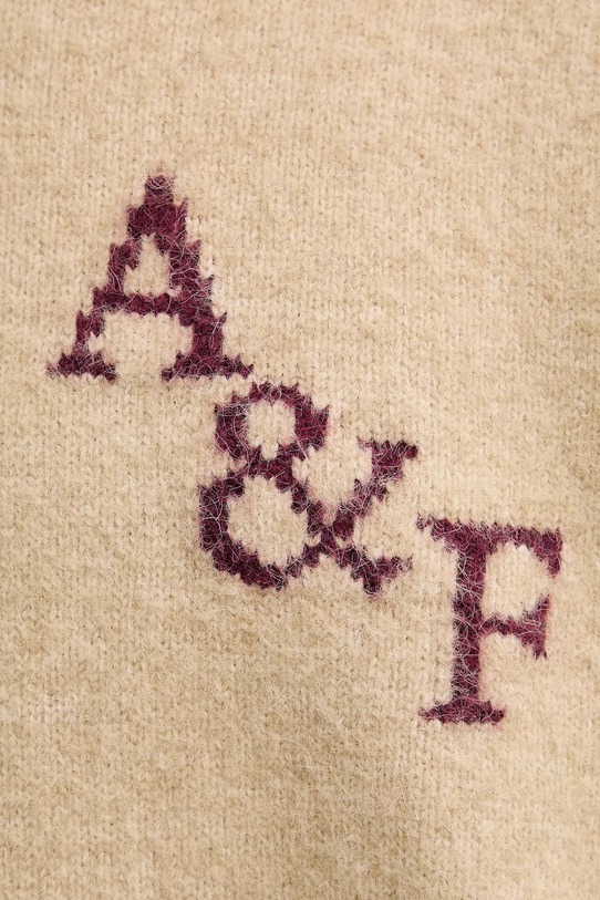 Abercrombie & Fitch sweter beżowy KI120.5181.118