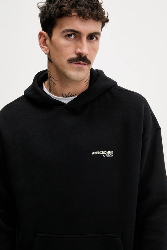 Μπλούζα Abercrombie & Fitch μαύρο KI122.5519.900