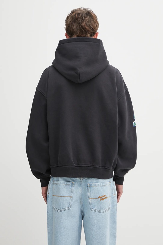 Clothing RHUDE cotton sweatshirt Roadway Racing RHPF25HO08012 black
