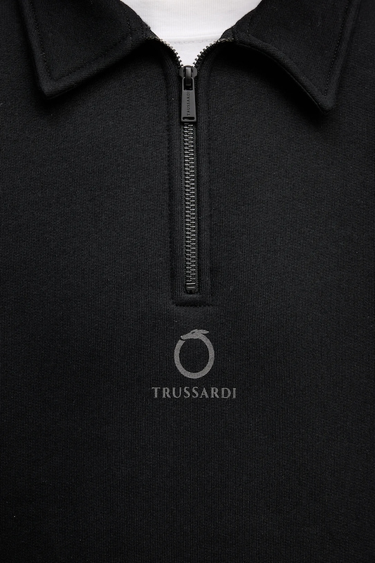 Bavlnená mikina Trussardi G8018000020N čierna