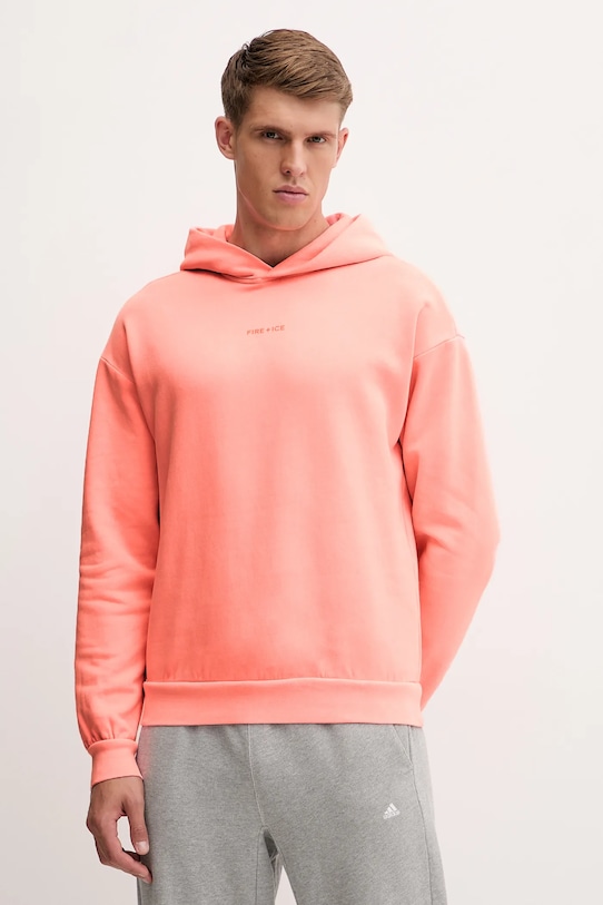 BOGNER Fire+Ice bluza bawełniana ILAY nadruk pomarańczowy 84429761