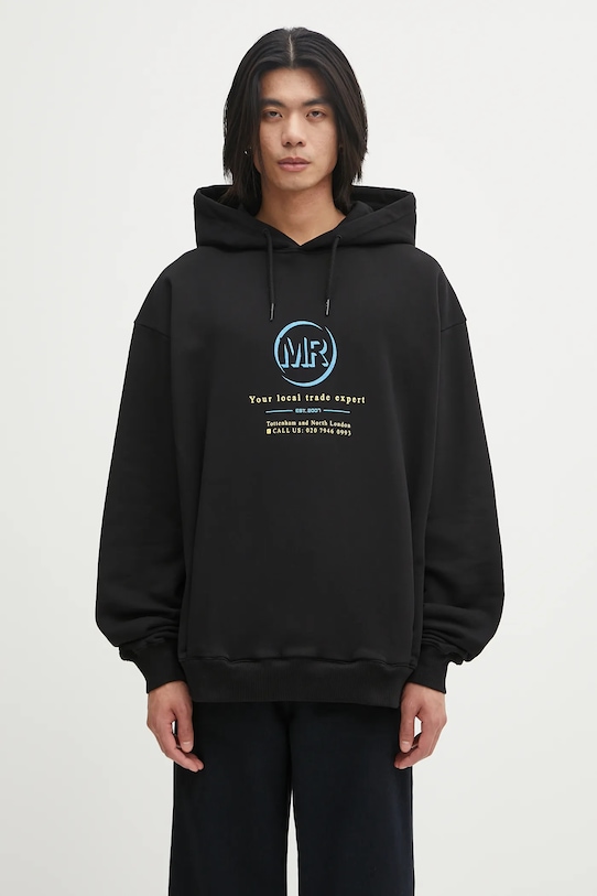 Martine Rose bluza bawełniana Classic wzorzyste czarny 602JS01001K