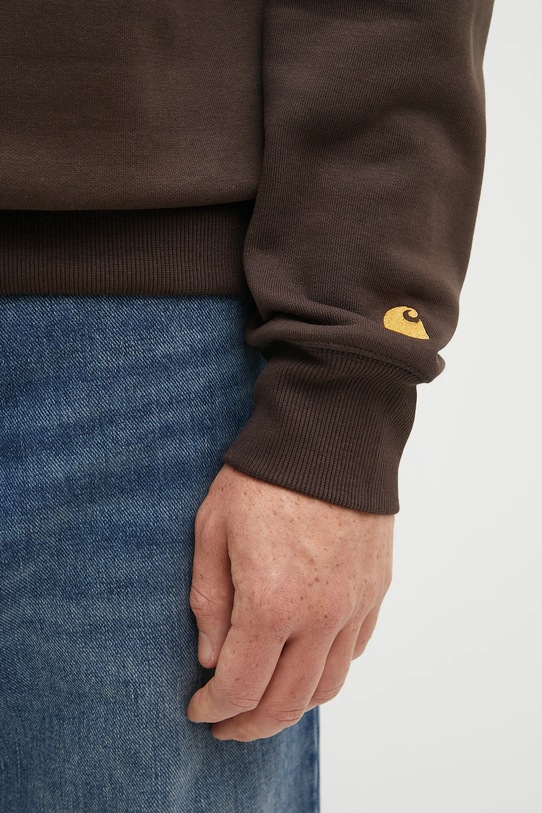 Mikina Carhartt WIP Chase Sweat hnedá I033660.00WXX
