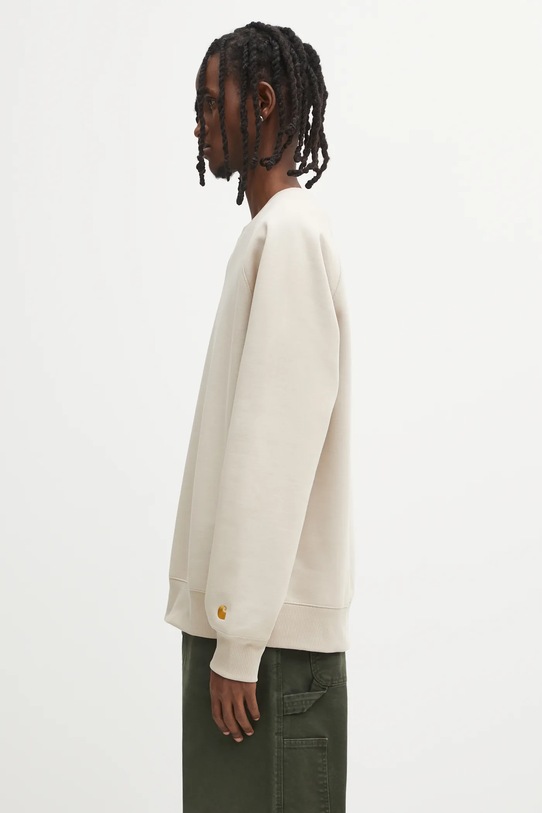 Carhartt WIP bluza Chase Sweat I033660.38AXX beżowy AW25