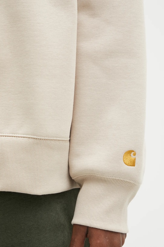 Carhartt WIP bluza Chase Sweat beżowy I033660.38AXX