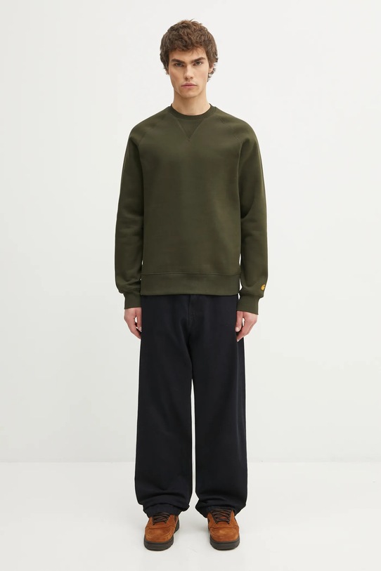 Carhartt WIP bluza Chase Sweat I033660.3CBXX zielony