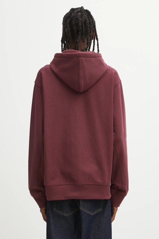 Odzież Carhartt WIP bluza Hooded American Script Sweat I028279.33KXX bordowy