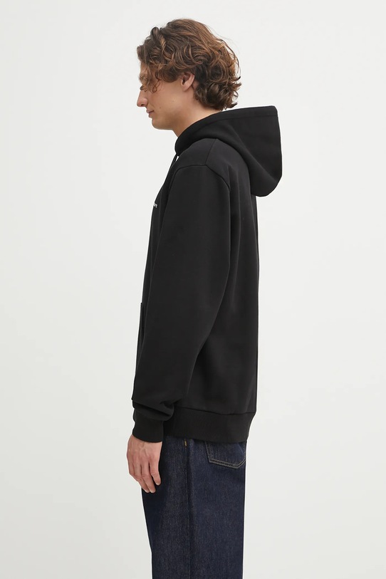 Carhartt WIP bluza bawełniana Hooded Script Embroidery Sweat I035392.0D2XX czarny AW25