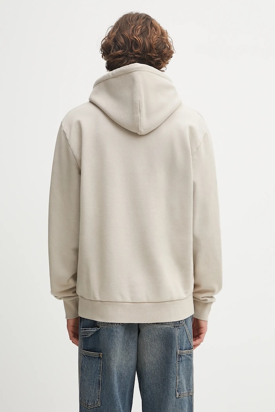 Odzież Carhartt WIP bluza bawełniana Hooded Script Embroidery Sweat I035392.2W1XX beżowy