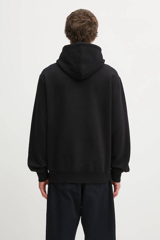 Ρούχα Βαμβακερή μπλούζα Carhartt WIP Hooded Wild Dog Sweat I035625.89XX μαύρο