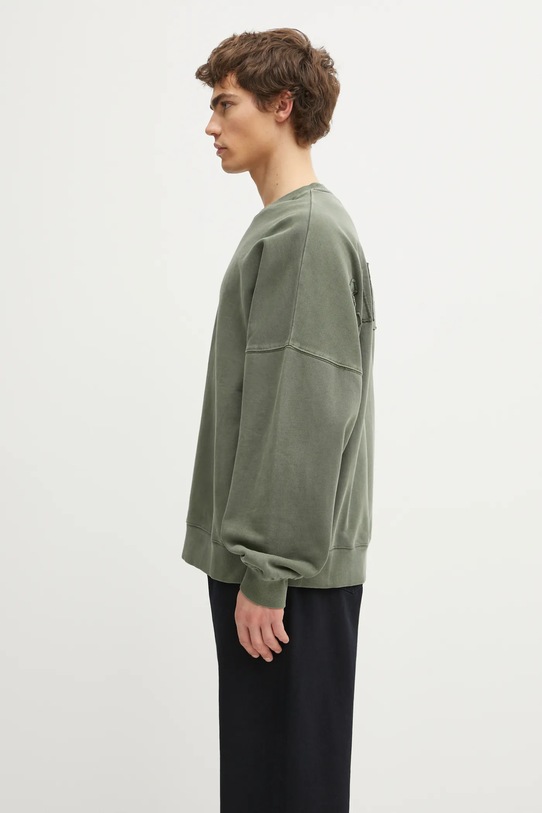 Carhartt WIP bluza bawełniana RGGD Sweat I035636.2ZXGD zielony AW25