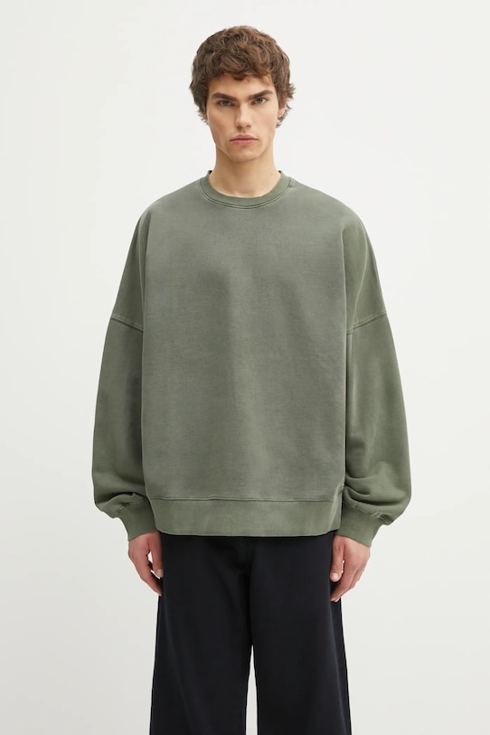 Odzież Carhartt WIP bluza bawełniana RGGD Sweat I035636.2ZXGD zielony