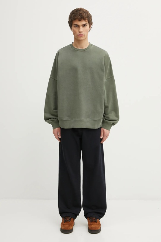 Carhartt WIP bluza bawełniana RGGD Sweat I035636.2ZXGD zielony