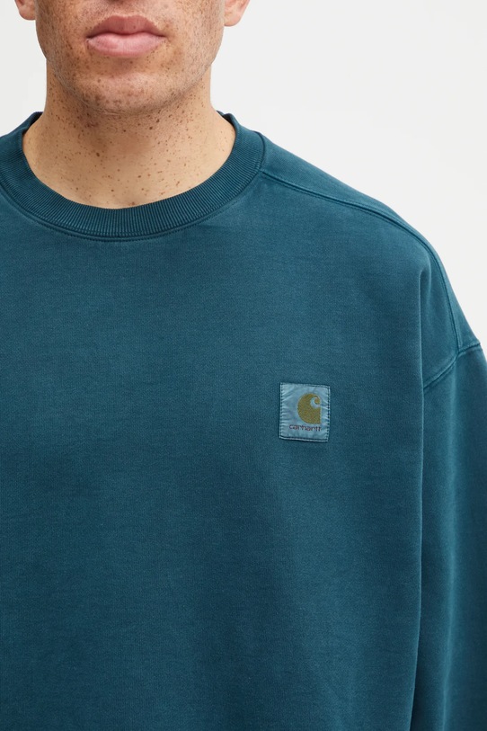 Carhartt WIP bluza bawełniana Vista Sweat turkusowy I029522.0AUGD