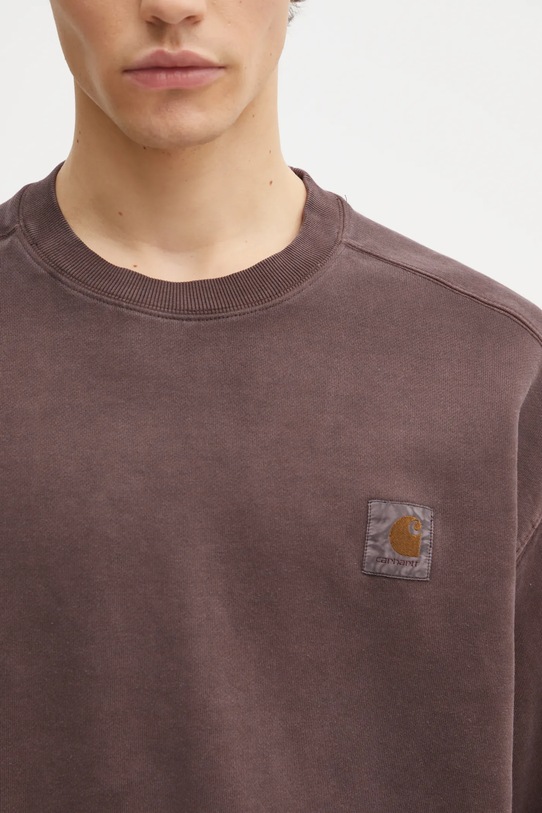 Бавовняна кофта Carhartt WIP Vista Sweat коричневий I029522.33HGD