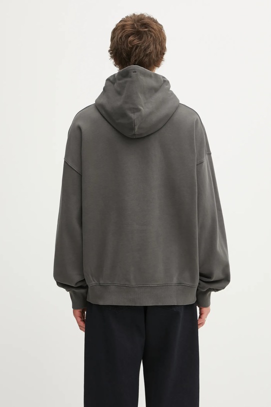 Odzież Carhartt WIP bluza bawełniana Hooded Benton Sweat I034589.87GD szary