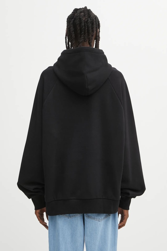 Odzież Carhartt WIP bluza bawełniana Hooded Ray Sweat I035640.89XX czarny