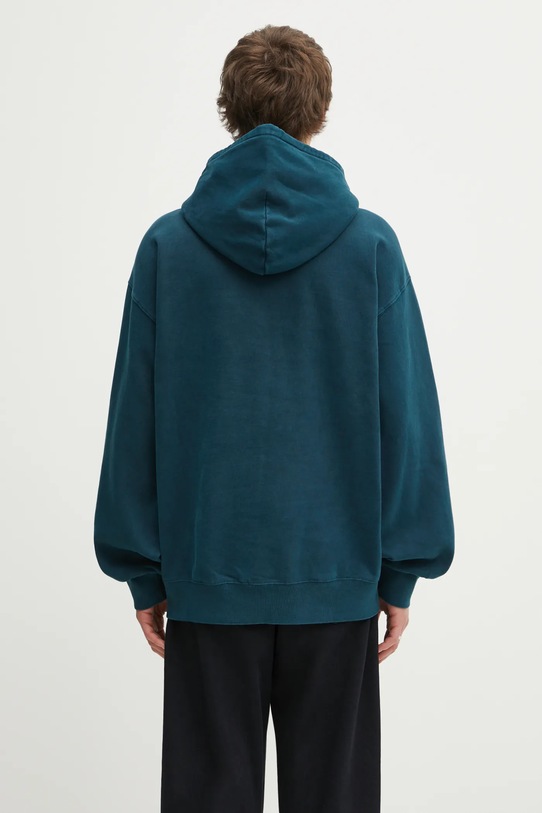 Odzież Carhartt WIP bluza bawełniana Hooded Vista Sweat I029523.0AUGD turkusowy