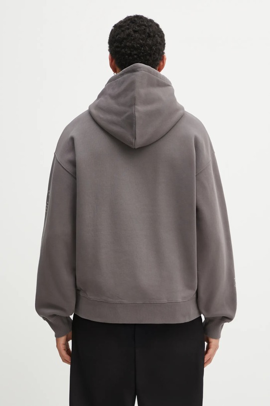 Odzież Carhartt WIP bluza bawełniana Hooded Hackwork Sweat I035641.3EGXX brązowy