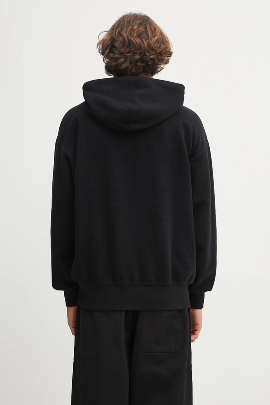 Ruházat No Problemo pamut melegítőfelső Reverse Fleece Hoodie NP2002204 fekete