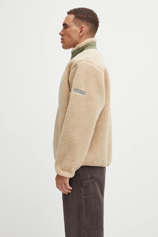 No Problemo felpa in pile Zip Through Fleece NP7000504 beige AW25