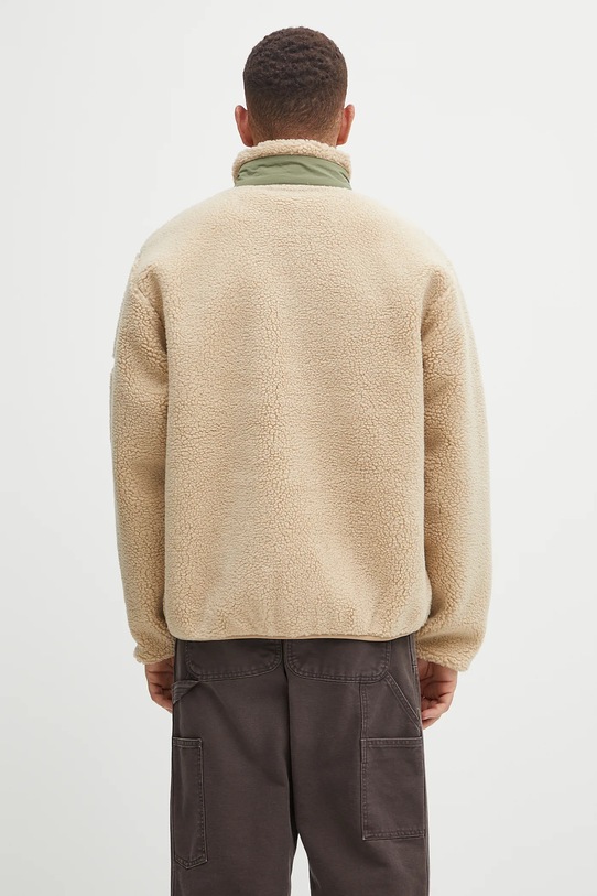 Ruházat No Problemo gyapjú pulóver Zip Through Fleece NP7000504 bézs