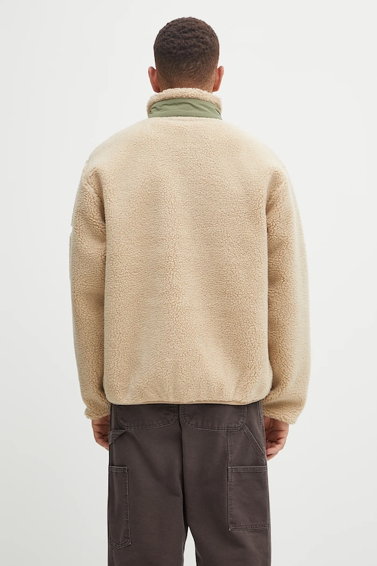 Ruházat No Problemo gyapjú pulóver Zip Through Fleece NP7000504 bézs