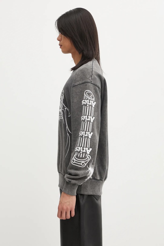 Aries bluza bawełniana Overlord AR2003604 szary AW25