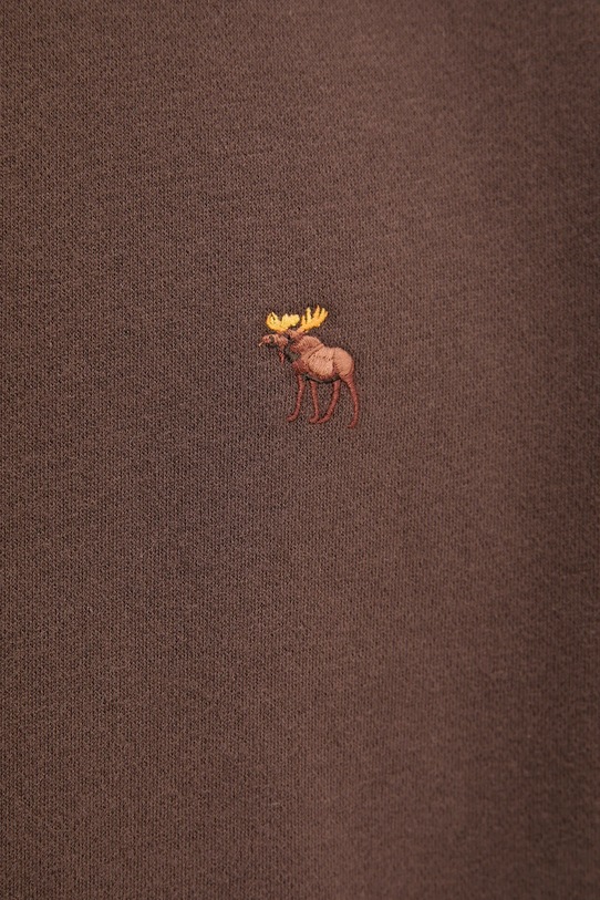 Μπλούζα Abercrombie & Fitch KI122.5659.420 καφέ