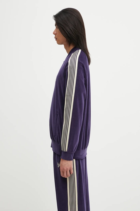 Needles bluza Rib Collar RW323 granatowy AW25