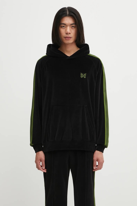Needles bluza Track Hoody z kapturem czarny RW324