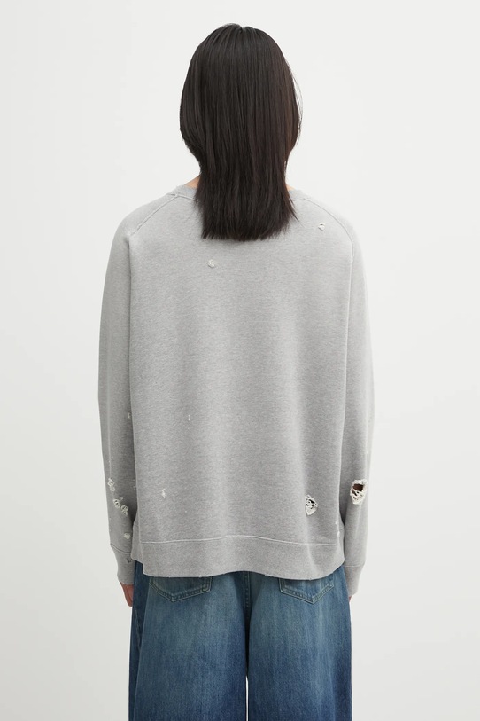 Odzież Needles bluza bawełniana Deconstructed RW336 szary