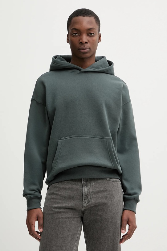 Μπλούζα Hollister Co. με κουκούλα γκρί KI322.5148.300