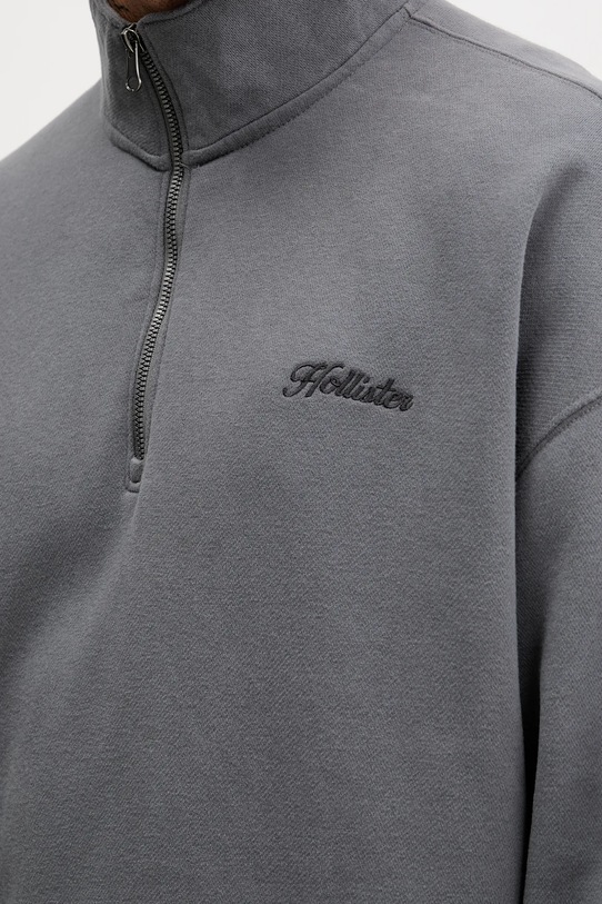 Mikina Hollister Co. KI322.5372.120 sivá